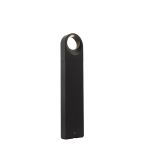 Ansell LED Sockellampe Brock Grafit 7.7W 447lm - 830 Warmweiß | 65cm - IP65