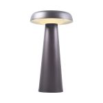 DFTP by Nordlux Tischlampe Arcello Metall Grau - 2.8W 300lm - 827 Extra Warmweiß | IP54