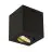 SLV Triledo Deckenleuchte Aluminium Schwarz Quadrat 7.6W 640lm 38D - 830 Warmweiß