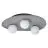 Ledvance Decor Wand und Deckenleuchte Beton Nest Grau | Geeignet für 3x G9