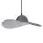 Ledvance Decor Pendelleuchte Felt Hat Grau | Geeignet für 1x E27