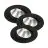 Mehrfachpackung 3x Nordlux Spot Fremont Metall Schwarz 4.5W 345lm 36D - 827 Extra Warmweiß | 85mm - IP23- Dimmbar