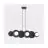 Emibig Pendelleuchte Model Stahl Schwarz | Geeignet für 6x G9 - Max 8W