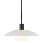 Nordlux Verona Pendelleuchte Glas Schwarz | Geeignet für 1x E27