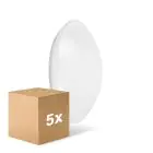 Mehrfachpackung 5x Ledvance Surface Rund 400 Weiß 24W 1920lm - 840 Kaltweiß | IP44